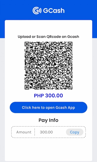 Step 3: Open the GCash app to scan the QR code.