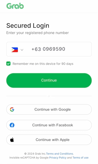 Step 3: enter your phone number to log in to GCash and make payment.