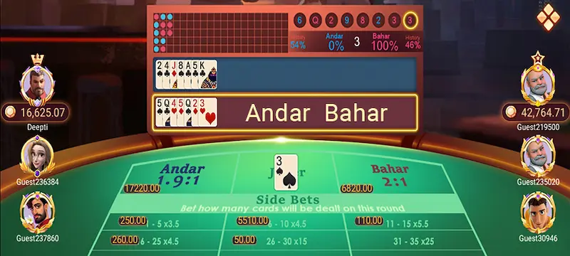 What Types of Bets Are There in Andar Bahar?